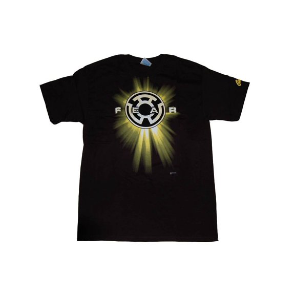 Officially Licensed DC Comics Fear Yellow Lantern T-Shirt, XXL