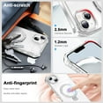 thumbnail image 4 of for iPhone 15 Plus Case, [Compatible with MagSafe][Anti-Yellowing][Military-Grade Protection] Shockproof Corner Enhanced Protection Magnetic Phone Case for iPhone 15 Plus,Clear, 4 of 6