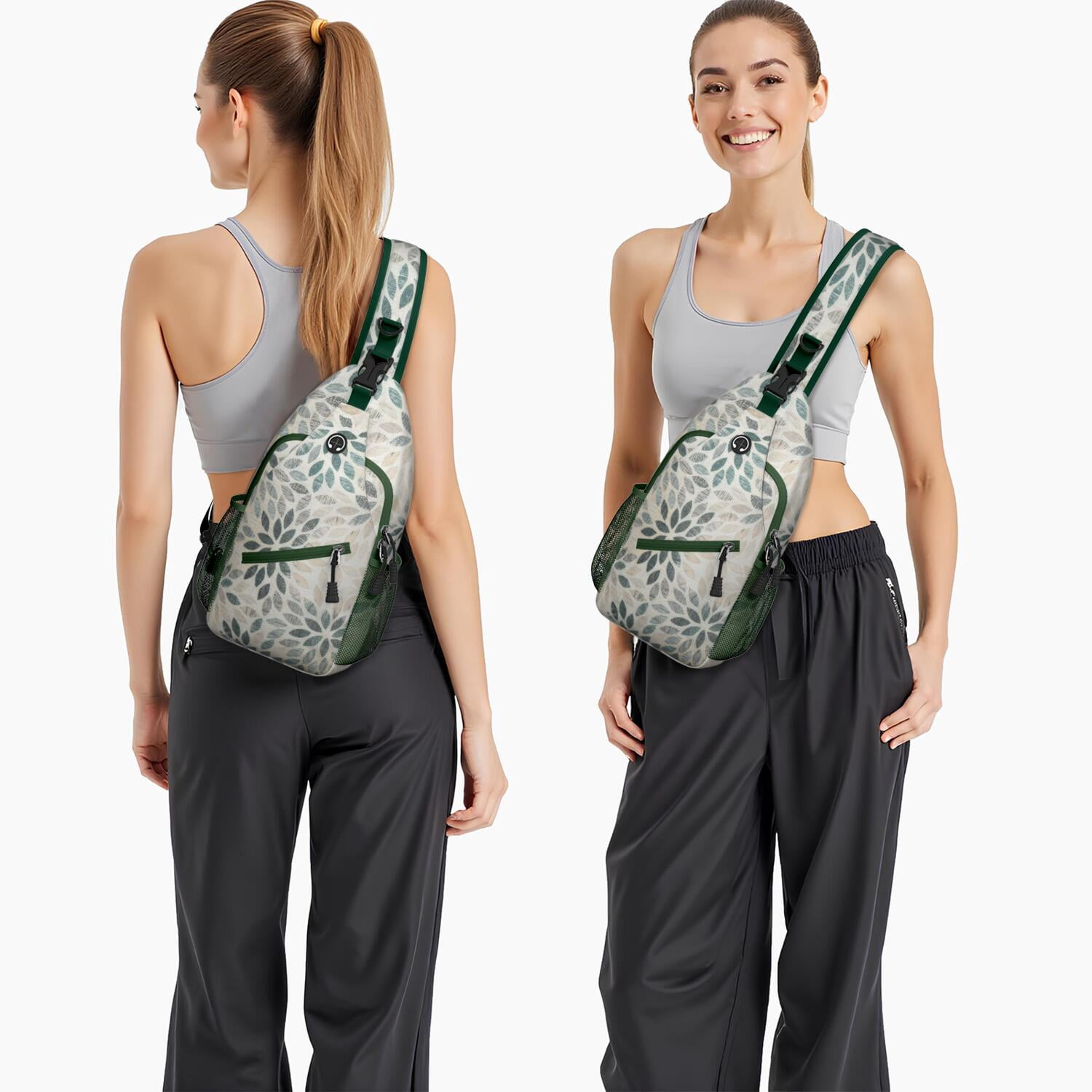 Nordic Style Crossbody Sling Bag Minimalist Shoulder Backpack for Commuters Durable & Travel-Ready