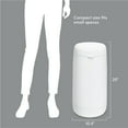 thumbnail image 2 of Munchkin® FLEX Diaper Pail, Odor Control, Compact Size, Tap Lid to Open, White ( 2 Pack ), 2 of 5