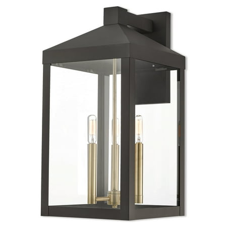 

Livex Lighting Nyack 20585 3 Light Outdoor Wall Lantern