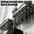 thumbnail image 6 of No Drill Wall Mounted Sink Caddy Bathroom Organizer Over Faucet Storage Rack for Toiletries, 6 of 6