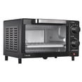 thumbnail image 5 of New 4-Slice Toaster Oven, Black, Includes Baking Rack and Pan, 3 Settings, 5 of 7
