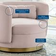 thumbnail image 4 of Relish Performance Velvet Swivel Chair-EEI-4999, 4 of 8