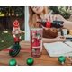 thumbnail image 5 of Vaso de plástico con forma de saludo navideño de Papá Noel de Coca-Cola con tapa resistente a derrames y pajita reutilizable, con capacidad para 20 onzas, 5 of 9
