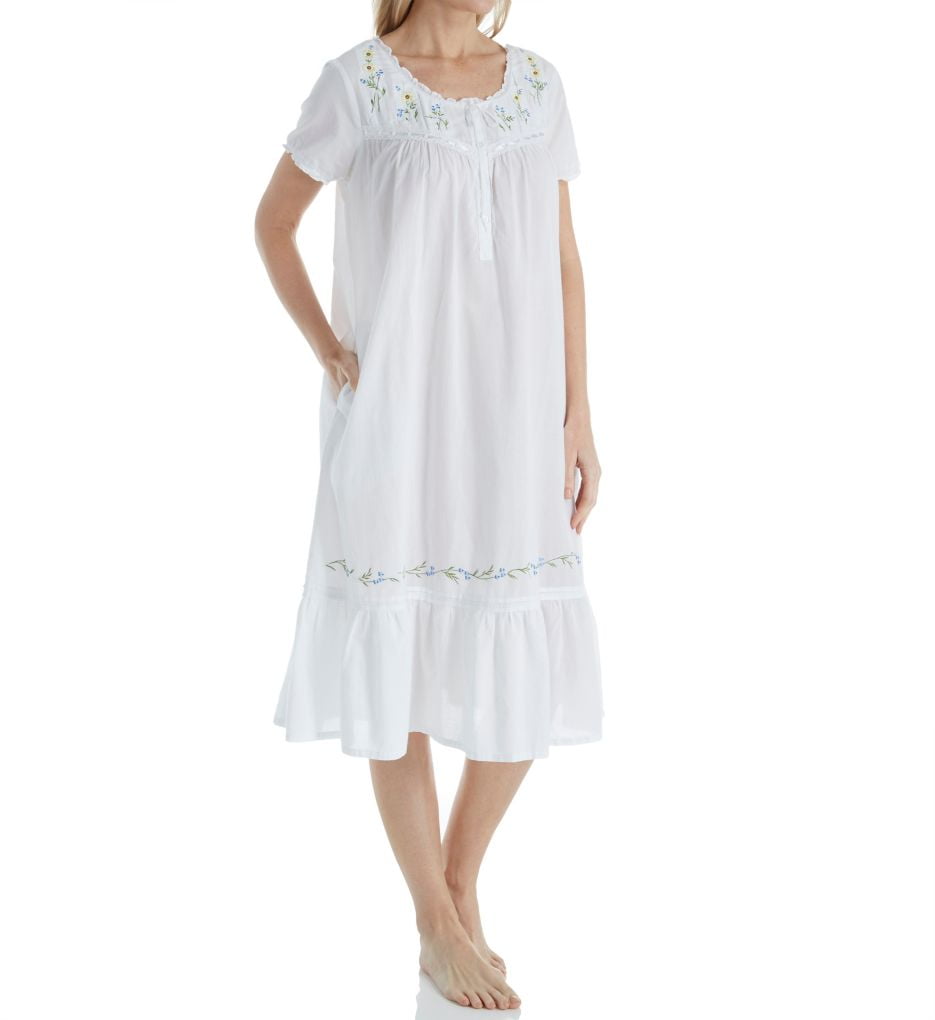 La Cera Short Sleeve Embroidered Gown main image 1