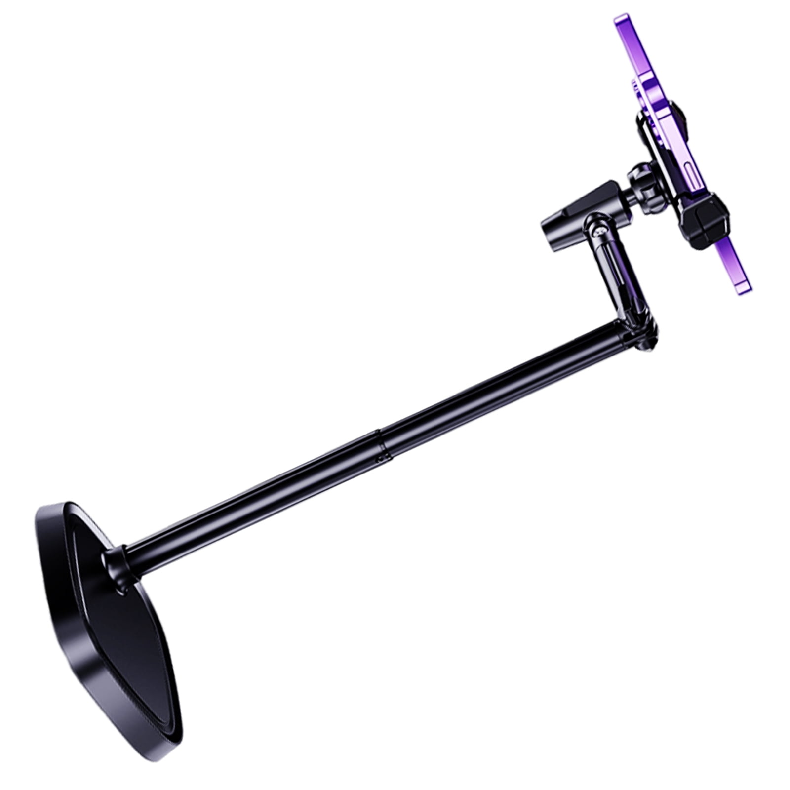 Desk Phone Stand Convenient Phone Stand Extendable Hold with Height & Angles Adjustment for Live Streaming