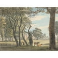 thumbnail image 2 of Paul Sandby 24x19 Gold Ornate Framed and Double Matted Museum Art Print Titled - The Gunpowder Magazine, Hyde Park (ca. 1793), 2 of 4