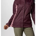 thumbnail image 6 of Columbia Arcadia II RL2436-610 Rain Jacket Women's Moonvista Fig Full Zip APP568 (Purple,Regular,XS), 6 of 6