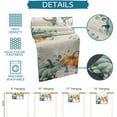 thumbnail image 7 of Fall Table Runner 13x48 Inches Long Thanksgiving Sage Green Pumpkin Table Runners Cotton Linen Autumn Teal Eucalyptus Leaves Dresser Scarf Kitchen Dining Table Decor for Fall Holiday Party Coffee, 7 of 7