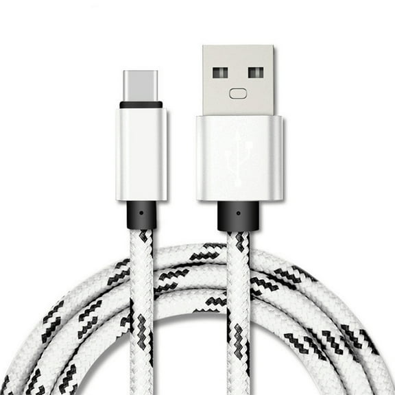 USB Type C Cable,USB A to USB C 3A Fast Charging (10ft) Braided Charge Cord Compatible with iPhone 15 16 Pro Max,Samsung Galaxy S10 S9 S8 Plus,Note 9 8,A11 A20 A51,LG G6 G7 V30 V35,Moto Z2 Z3