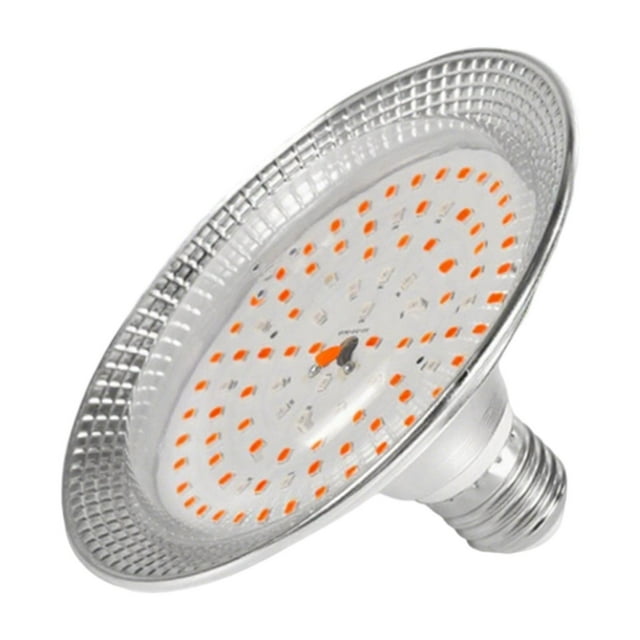 Almencla 18W Horticulture LED Grow Light E27 Socket for Outdoor Use with 440μmol/M2/S Pink Red Spectrum