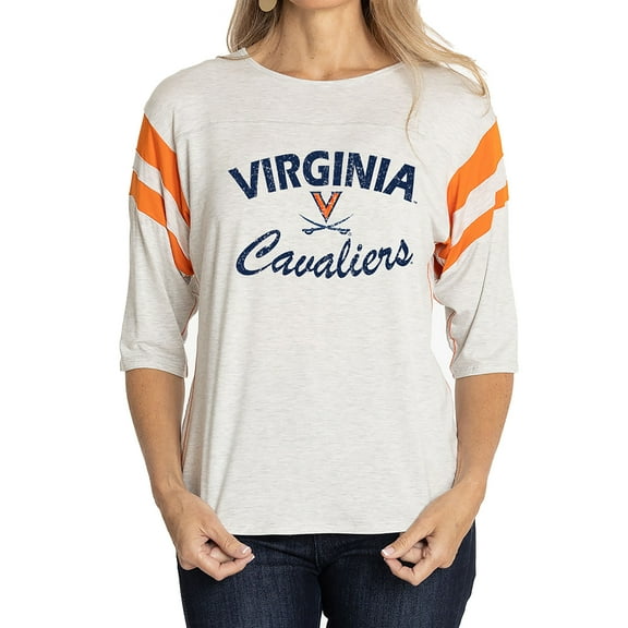 Women's Gray Virginia Cavaliers Sabrina Jersey T-Shirt