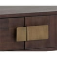 thumbnail image 5 of Sunpan Jade 51" Transitional Wood Console Table in Antique Brass/Brown, 5 of 11