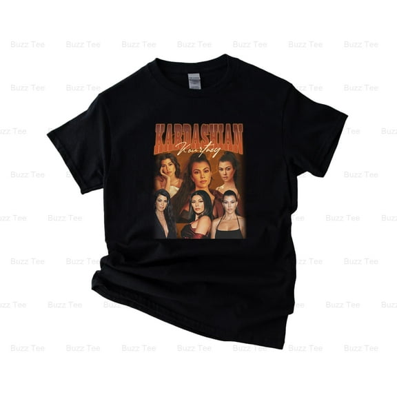 Kourtney Kardashian Retro Style The Reality TV Star Fan New Unisex T-Shirt, up to 5XL