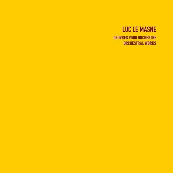 Luc le Masne - Uvres Orchidées [CD]