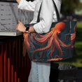 thumbnail image 6 of Red Octopus Tentacles Art Large Capacity Beach Travel Tote Bag Shoulder Handbag for Gym Camping Shopping, 6 of 6