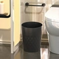 thumbnail image 7 of Kitchen Trash Can, Step-On Garbage Can with Lid, Tall Kitchen & Bathroom Trash Can, Small Office Waste Bin, Black - Xuniizn, 7 of 7
