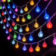 thumbnail image 1 of Luces de Navidad impermeables para exteriores, luces de cadena de globo LED - Cambio de color USB, decoraciones de patio de dormitorio de árbol de Navidad JAMW Sencillez, 1 of 5
