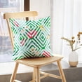 thumbnail image 5 of LALILO Throw Pillow Covers Animal Tropical Flowers And Leaves Striped Cushion Cover 18" x 18", 2 Pack, 5 of 6