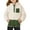 Beige, variant on SUXIAN Girls Hoodies Color Block Hooded Sweatshirt for Teen Winter Warm Casual Pullover Wear Pink 13-14 Years