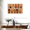 thumbnail image 3 of Elephant Stock Wooden Spoons And Spices Wall Art - Horizontal Canvas Wall Art - Living Room Wall Decor - Food And Drink Canvas - Orange And Beige Decor - 30" x 20", 3 of 8