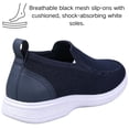 thumbnail image 4 of CHICVOMEY Men's Slip-On Walking Shoes Breathable Knit Laceless Casual Sneakers All-Day Comfort for Travel Vacation & Outdoor Activities, 4 of 8
