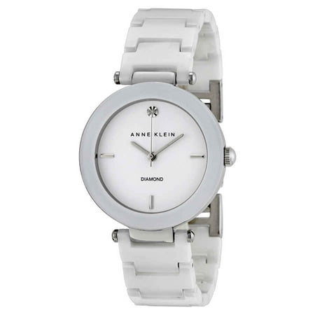 Anne Klein Women's Stainless Steel and Ceramic Watch