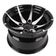thumbnail image 5 of Llanta De Rueda ATV De 12 Pulgadas, Aspecto Elegante, Control Mejorado, Llanta De Repuesto ATV, aleación De Aluminio, Alta Dureza 235/30-12 25X10-12 Para Go Karts, 5 of 7