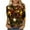 Red, variant on Giftesty Christmas Shirts for Women Fashion Women's Casual Christmas Print Round Neck 3/4 Sleeve T-Shirt Top Blouse