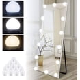 thumbnail image 1 of Mirror Light Kit of 10 Bulbs for Makeup Dressing Table, Dimmable Hollywood LED Mirror, USB Dressing Lamp with Switch and Cable, 3 Colors, Makeup Adhesive Lighting, 1 of 5