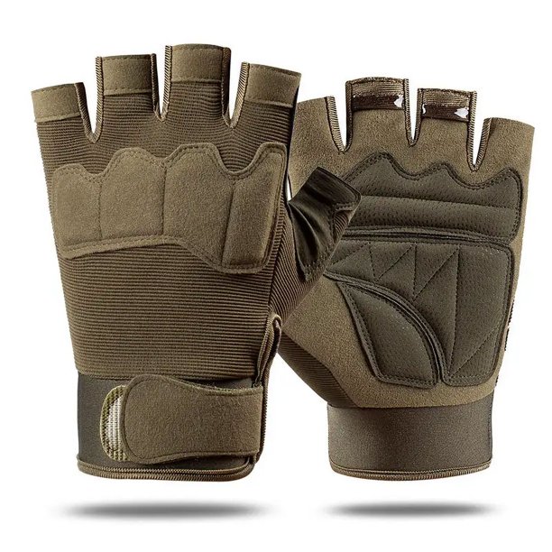 Guantes para hombres Guantes sin dedos con dedos completos para el trabajo Jardinería Ciclismo Senderismo Equitación Escalada (XL)
