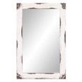 thumbnail image 5 of 24x36 Distressed White Reclaimed Wood Wall Mirror, 5 of 5