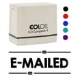 thumbnail image 2 of Printtoo E-Mailed Self Inking Rubber Stamp Pre-Inked Office Stamp- Home Office Business Stationery, 47 x 20 mm Red, 2 of 7