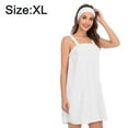 thumbnail image 2 of Vestido de toalla para baño/ducha para mujer con cierre de correas, envolturas corporales ligeras hasta la rodilla, 2 of 5