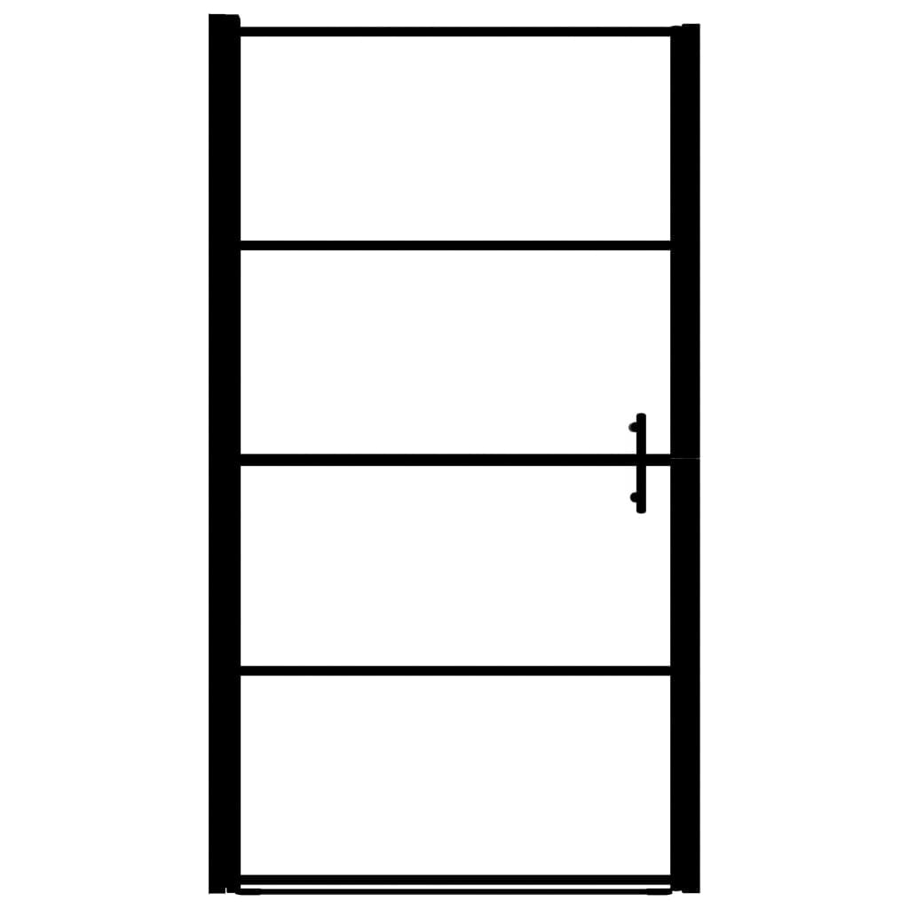 vidaXL Pivot Shower Door Bathroom Bath Screen Shower Enclosure Tempered Glass