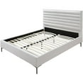 thumbnail image 5 of Meridian Furniture Hunter Cream Linen Queen Bed, 5 of 10