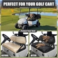 thumbnail image 4 of Garronmavis Cute Golden Retriever Easy to Install Golf Cart Seat Covers 2 Pack Lightweight Polyester Front Seat Cushion with Easy Install and Clean Backing for Most Cart Models, 4 of 6