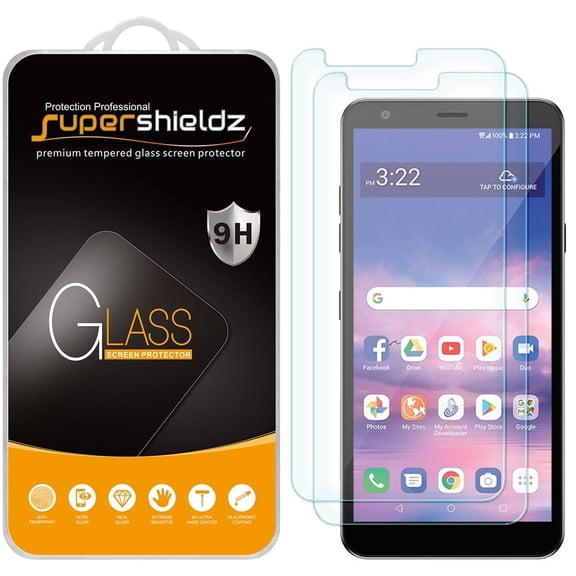 [2-Pack] Supershieldz for LG Journey LTE Tempered Glass Screen Protector, Anti-Scratch, Anti-Fingerprint, Bubble Free