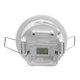 thumbnail image 2 of x Recessed Infrared Motion Detector Indoor Ceiling Mounting Light Control 360 Working Area 6m Range Integrated Light Sensor White, 2 of 5