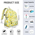thumbnail image 6 of Lemon Backpack for School,Cute School Bag,Schoolbag with Adjustable Shoulder Straps & Padded Back,13.4"x11"x4.7", 6 of 6