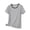 Black, variant on Womens T-Shirts Thin Stripe V Neck Short Sleeve Loose Casual Tops Summer Everyday Tees