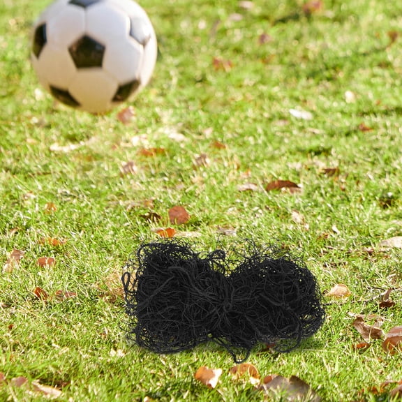 PAMINGONO Quick Installation Soccer Goal Netting for Professional Training Black Polyethylene 1Pack for Fan Gear