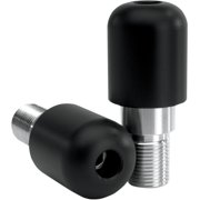 Vortex Black Bar-End Sliders for Yamaha YZF-R6 2006-2012 & YZF-R1 2007-2012, CNC Machined Delrin Crash Protection (BE613K)