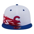 thumbnail image 2 of Men's New Era White/Royal Chicago Cubs 9FIFTY Snapback Hat, 2 of 7