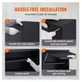 thumbnail image 6 of Metal Wall Cabinet - Adjustable Shelf, 30.3"x12.5"x19.7", 120lbs Capacity - Heavy Duty Steel Storage Locker for Garage, Workshop, Office, 6 of 6