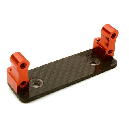 Integy RC Toy Model Hop-ups OBM-23015RED Billet Machined Alloy Servo Mount for Axial 1/10 (Best Servo For Axial Wraith)