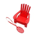 thumbnail image 4 of Milaget Miniature Rocking Chair Festive Scenes Hanging Ornament Photo Props Ornament Red, 4 of 9