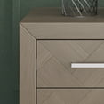 thumbnail image 6 of Child Craft Kieran 2-Drawer Nightstand with Metal Pulls, Pine Wood Construction, Crescent Gray, 6 of 6