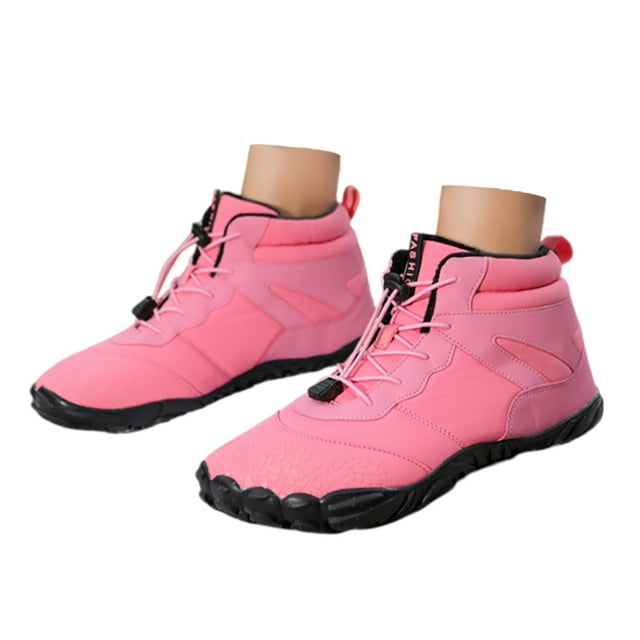 Dsscvnef Bottes de Neige pour Femmes Hiver Chaudes Confortables à Lacets Non Extérieures pour Femmes et Hommes